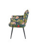 DUBI Möbel 2er-Set: Esszimmerstuhl Mika-Ayla in Blumen - (B)60 x (H)88 x  (T)63 cm