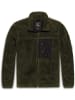 Vintage Industries Fleecejacke/Fleecepullover in Grün