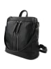Toscanto Leder Cityrucksack Toscanto Rucksack schwarz ca. 30cm