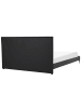 Beliani Doppelbett LIMOUX in Schwarz - (W) 167 x (H) 96 x (L) 213 cm