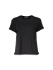 Patrizia Pepe Schwarz Bio Baumwolle Damen T-Shirt