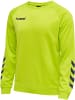 Hummel Poly Sweatshirt Hmlpromo Poly Sweatshirt in LIME PUNCH