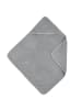 Meyco Kapuzenbadetuch 75 x 75 cm - Grey in gray
