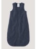 Hessnatur Hessnatur Wollfleece Schlafsack aus reiner Schurwolle in graphitblau