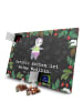 Mr. & Mrs. Panda Tee Adventskalender Panda Aerobic mit Spruch in Kreidetafel