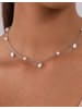 PURELEI Choker Pearl Drop 40 cm in Silber