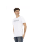 Bikkembergs Weiß Schwarz Baumwolle Herren T-Shirt