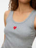 Vero Moda Tanktop in Light Grey Melange
