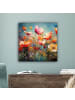 MuchoWow Leinwand bilder Bunte Blumen (BxH)