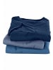 H.I.S Muscleshirt in dunkelblau, mittelblau, blau