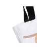 Mr. & Mrs. Panda Tote Bag Faultier Kind ohne Spruch in Weiß
