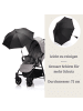fillikid Sonnenschirm Exklusiv für Kinderwagen & Buggys in Schwarz