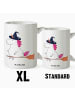 Mr. & Mrs. Panda Teetasse Einhorn Hexe ohne Spruch in Weiß