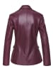 LASCANA Lederimitat-Blazer in bordeaux