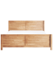 Beliani Doppelbett CHAMPAGNAT in Braun - (W) 186 x (H) 100 x (L) 212 cm