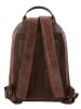 X-ZONE Rucksack echt Leder in cognac