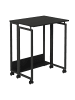 relaxdays Schreibtisch "klappbar" in Schwarz - (B)60 x (H)75 x (T)50 cm
