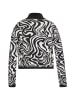 Swirly Damen Pullover in WOLLWEISS SCHWARZ