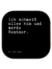 Mr. & Mrs. Panda Bierdeckel Ich schmeiß alles hin... mit Spruch in Schwarz
