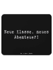 Mr. & Mrs. Panda Mouse Pad Spruch Erster Schultag Abenteuer mit ... in Schwarz