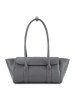 Seidenfelt Nelma Schultertasche 40 cm in light grey