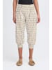 PULZ Jeans Pants Suiting PZJILL regular fit in Off White Black Graphic Print