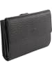 VLD VOi Leather Design Hirsch Brenna Geldbörse Leder 15 cm schwarz
