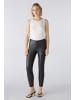 Oui Leggings CHASEY in Lederoptik in black