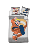 Naruto Naruto Bettwäsche-Set – 1x Deckenbezug 140x200 & 1x Kissenbezug 65x65 in Grau