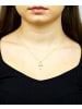 Diamant L'éternel Halskette aus 375 Gelbgold mit Diamant