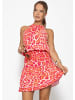SASSYCLASSY Schulterfreies Musselin Top in Pink