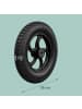 relaxdays 2 x Sackkarrenrad in Schwarz - 3.25-8