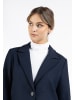 DreiMaster Damen Langer Blazer Aus Wollgemisch in Nachtblau