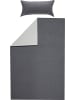 Erwin Müller Fein Biber Wendebettwäsche in anthrazit-silber