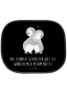 Mr. & Mrs. Panda Sonnenschutz Auto Pinguine Kuscheln mit Spruch in Schwarz