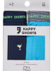 Happy Shorts Langer Boxer Jersey in Limoncello