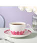 Villeroy & Boch Kaffeetasse mit Untertasse Fleur Couleur in 160 ml in Cassis