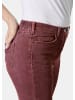 GOLDNER Kurzgröße:  Damen Jeans Slim Fit LOUISA, Stretch in rostbraun