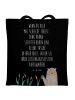 Mr. & Mrs. Panda Shopper Otter Stein mit Spruch in Schwarz