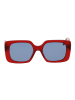 Replay Frauen Sonnenbrille Quadratisch Rot