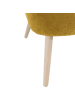 58 aufm Kessel SESSEL Kathy Bezug Veloursstoff Buche natur / mais