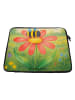 Mr. & Mrs. Panda Laptop Tasche Hummel Blume Design ohne Spruch in Weiß