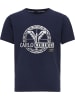 Carlo Colucci T-Shirt Canazza in Navy