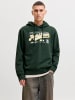 Jack & Jones Kapuzenpullover in Scarab