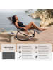 tectake ergonomische Sonnenliege, Belastbarkeit 150 kg, 150 x 73 x 93 cm
