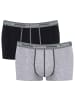 Sloggi Boxershort 2er Pack in Schwarz/Grau