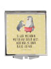 Mr. & Mrs. Panda Schminkspiegel Pinguin mit Kind mit Spruch in Gelb Pastell