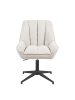 DUBI Möbel 2er-Set: Bürostuhl Mika-Yara in Creme - (B)60 x (H)85 x  (T)68 cm