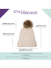styleBREAKER Strick Bommelmütze in Midnight-Blue