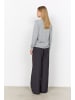 soyaconcept Pullover mit Rundhalsausschnitt und gerippten Säumen in Lt Grey Melange